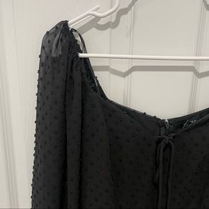 Forever 21 Black Mesh Dress